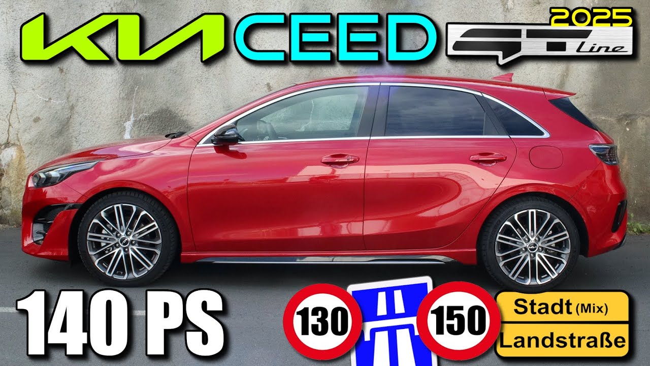 2025 Kia Ceed 1.5 T-GDI (140 PS) GT-line - Real - Verbrauch Test - Reichweite Infos Review deutsch
