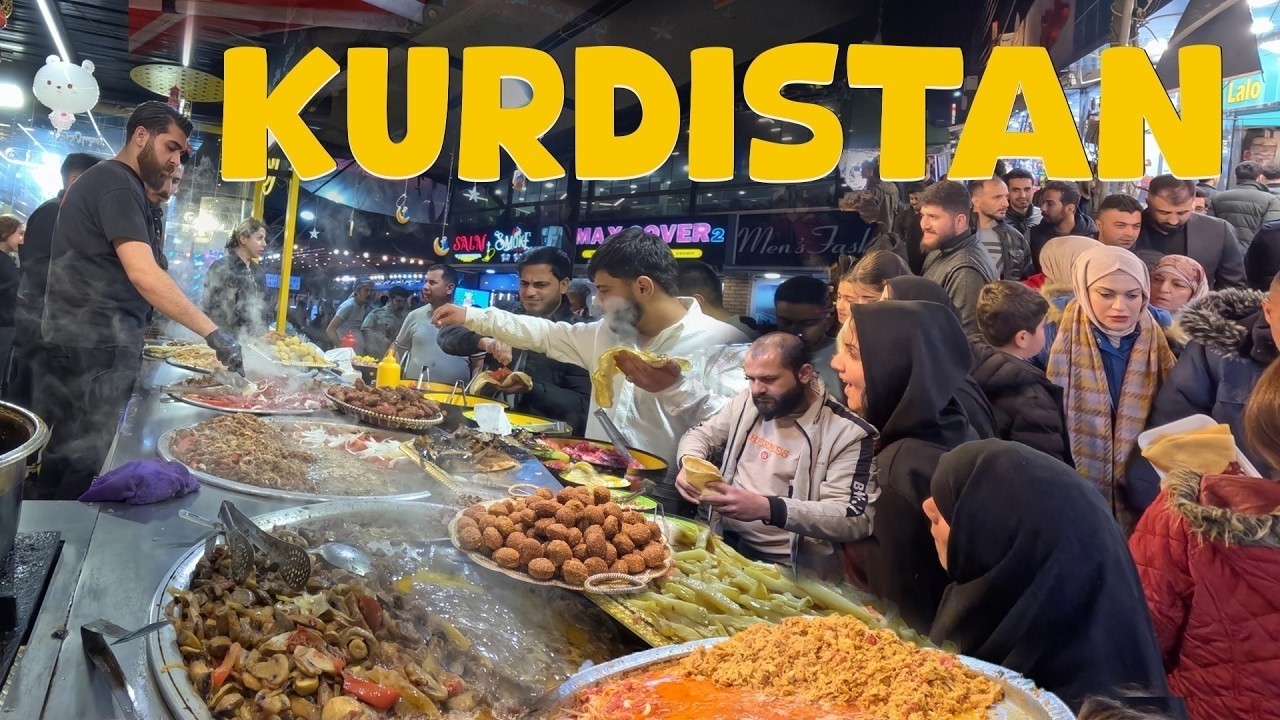 RAMADAN’S CRAZIEST BAZAAR Street Food Tour in KURDISTAN!