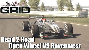 Retro Racing Games : Race Driver GRID (2007) Career- Head 2 Head : Open Wheel VS Ravenwest