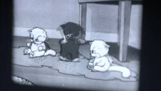 Merry Kittens test 2 Jan Bell & Howell 16mm projector