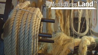 Seiler oder Seilmacher - so werden Seile traditionell aus Hanf gemacht