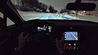 2022 Subaru Brz In Wet Snow & Slush - Falken Winterpeak F-Ice 1 Tires