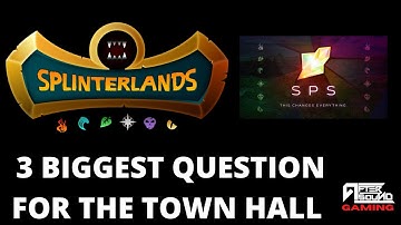 3 BIGGEST QUESTIONS FOR THE SPLINTERLANDS TOWN HALL (DECEMBER 2025)