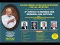 Justice vr krishna iyer memorial law lecture