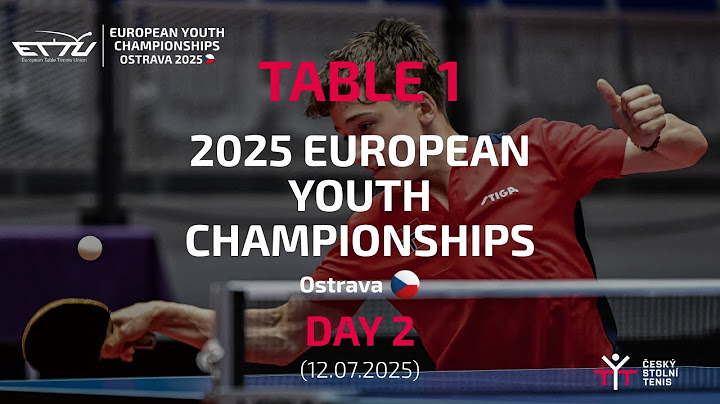 EUROPEAN YOUTH CHAMPIONSHIPS 2025 | DAY 2 | TABLE 1