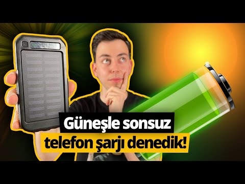 Güneş ile telefonu sonsuz şarj edebilir miyiz? - Güneş enerjili Powerbank denedik!