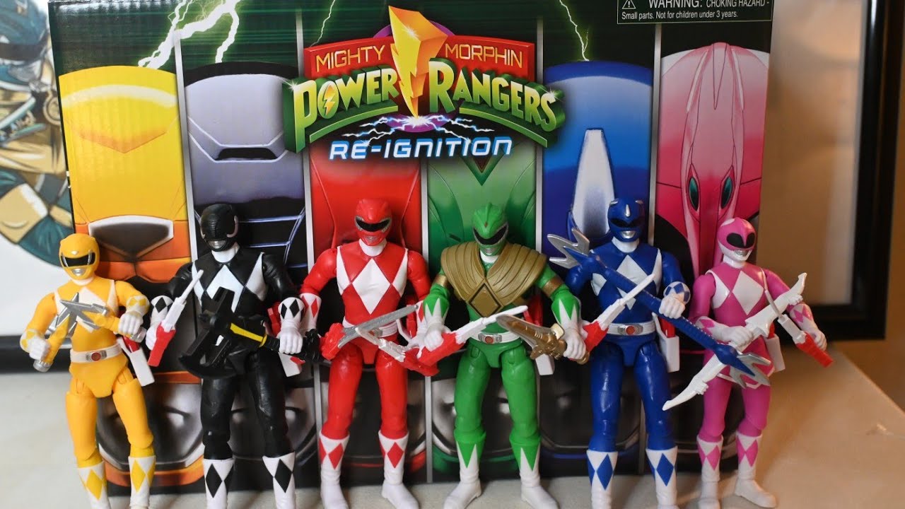 Mighty Morphin Power Rangers: Re-Ignition - Action Figure 6-Pack ...