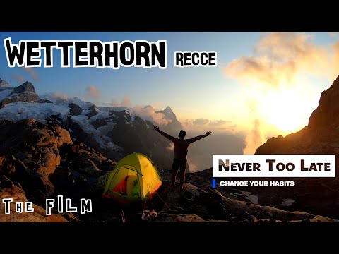 Wetterhorn recce from Grindelwald (drone footage)
