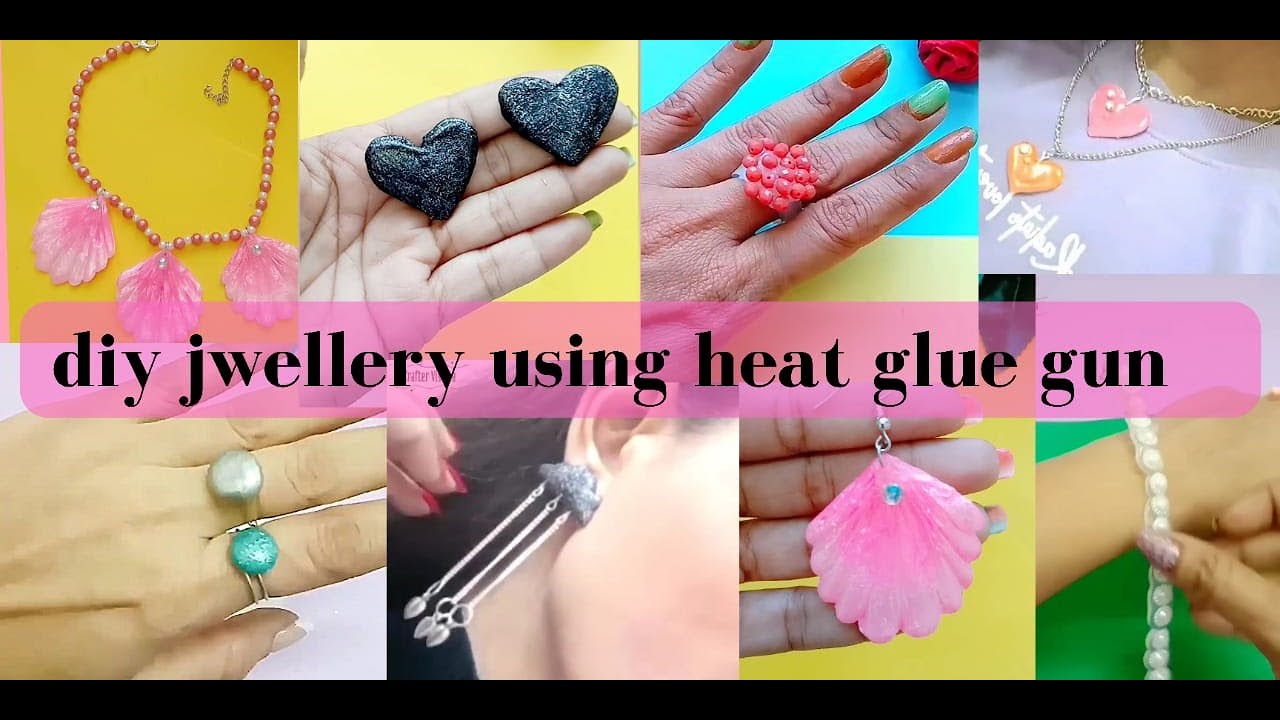 DIY Easy and Beautiful Jewelry Using a Heat Gun 🔫 craftervishika 