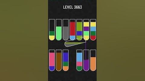 water sort puzzle level 3663