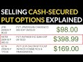 Selling Cash Secured Put Options: A Lower-Risk Option Strategy for Long Term Investors