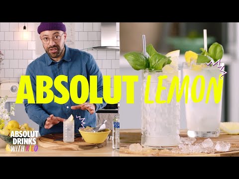 🍋This 2 Ingredient Cocktail Is 2 Good 2 Be True! 🍋| Absolut Lemon
