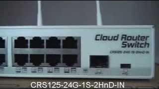 Mikrotik Crs125-24G-1S-2Hnd-In Ros 無線路由器交換機 24口