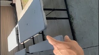 LIFETIME Fold Away Picnic Table, AMAZING Outdoor Table  HONEST REVIEW  Super Easy to Clean