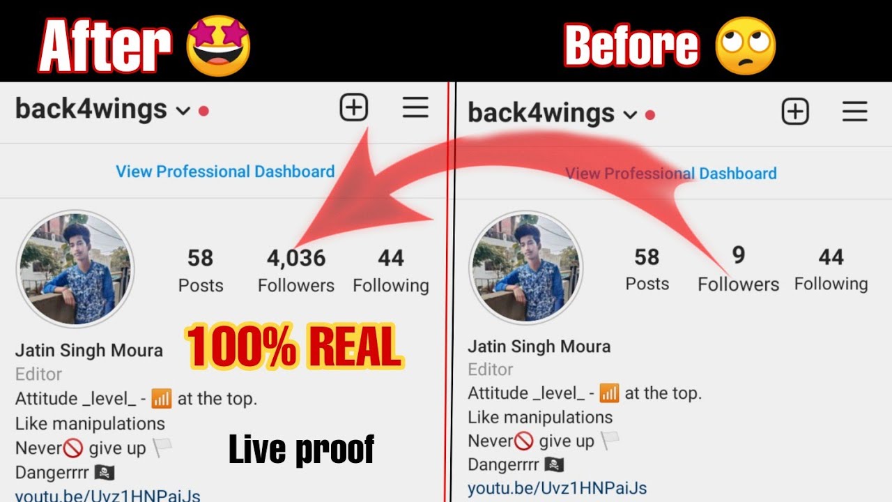 How to get Instagram unlimited followers l Instagram auto followersl live proof lfree insta