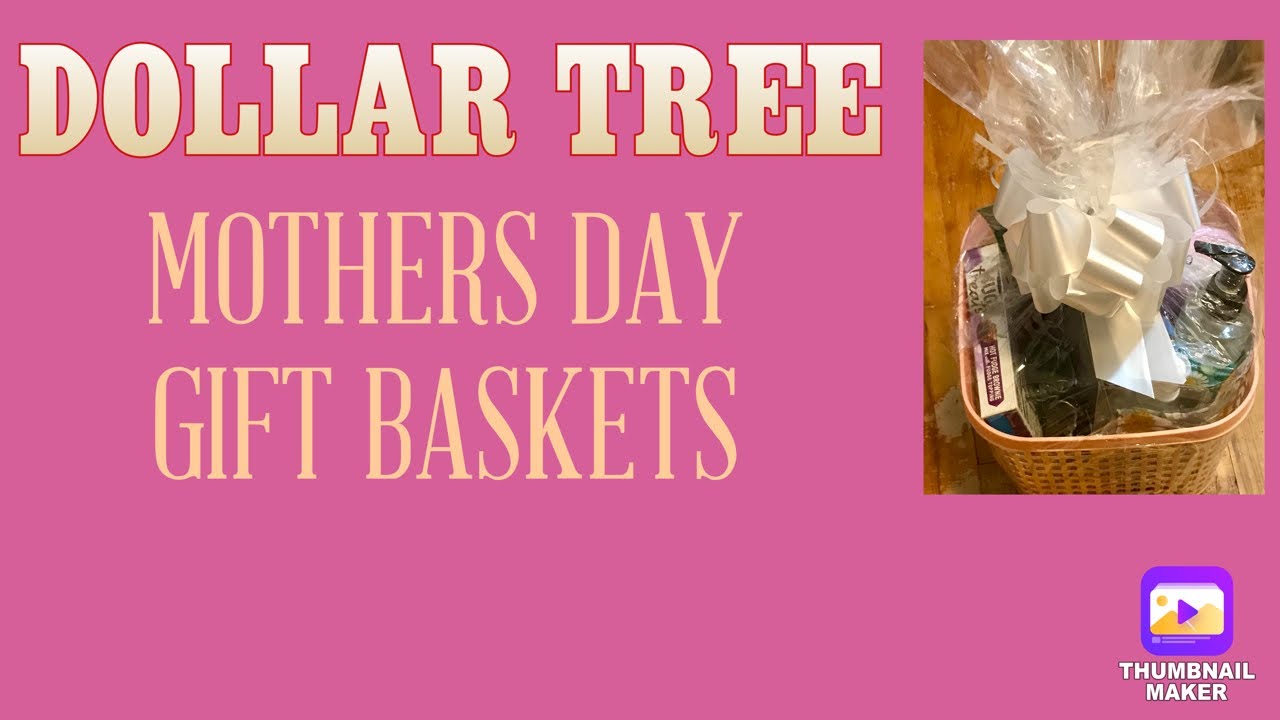 DOLLAR TREE MOTHER'S DAY GIFT BASKETS/ DOLLAR TREE SHRINK WRAP Tutorial