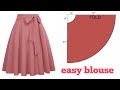 Rất dễ dàng, cắt và may váy xòe trong 30 phút |lena Sewing |skirt design |