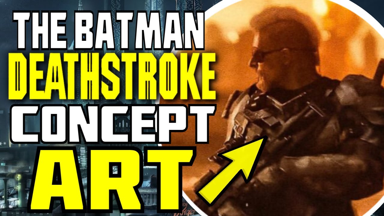 Original Jay Oliva Batman Concept Art Revealed Deathstroke Batfleck