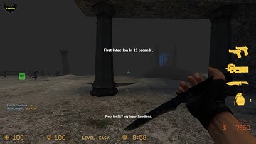 ZOMBIE ESCAPE MOD ON COUNTER-STRIKE: SOURCE, MAP: ZE_RTCW_OMINOUS_RUMORS, CSS
