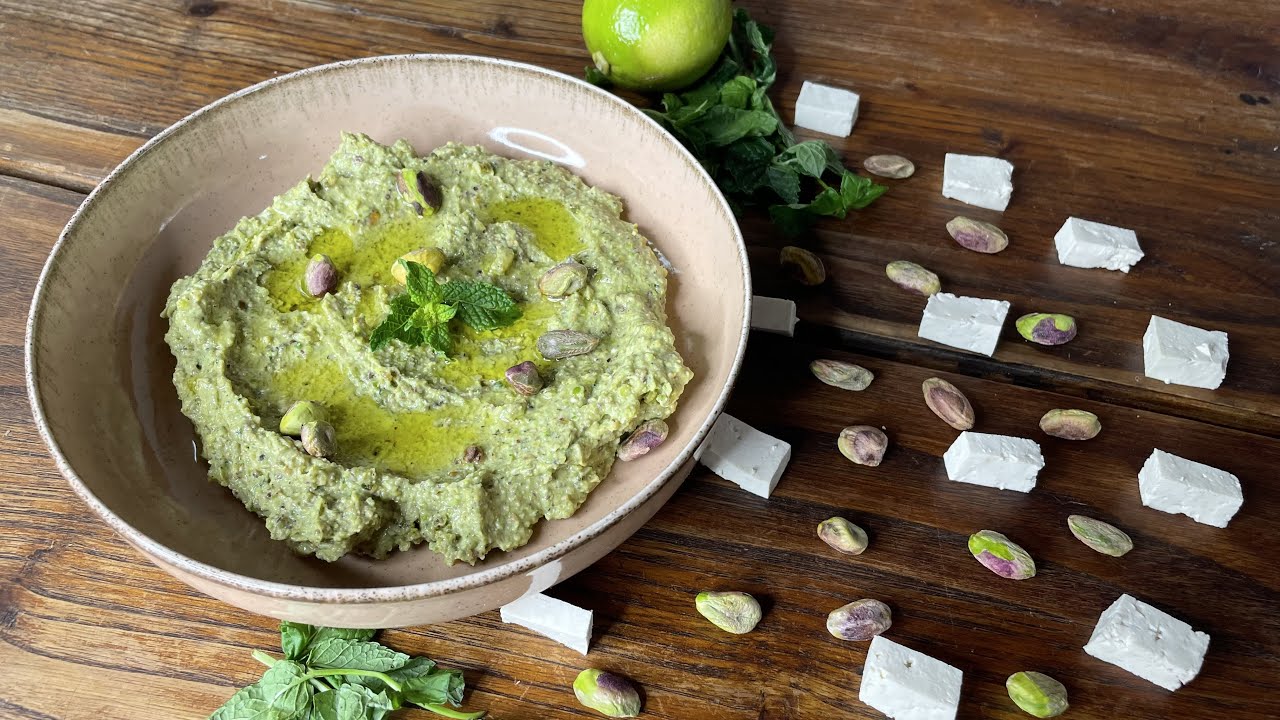 CREMA DE PISTACHOS | Receta vegana | PESTO DE PISTACHOS Y TOFU | Super facil y rapida | COOKING GIBA