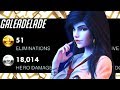 GALE INSANE WIDOW! 51 ELIMS! [ OVERWATCH SEASON 18 TOP 500 ]