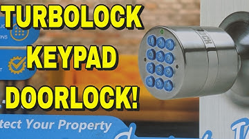 TURBOLOCK YL 99 INSTALL & OPEN BOX REVIEW KEY LESS DIGITAL KEYPAD DOOR LOCK