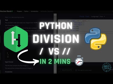 Python Division in 2 Minutes – / vs //  Explained Simply!