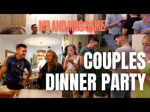 Hosting a Couples Dinner Party | Couple Party Games | Vlog