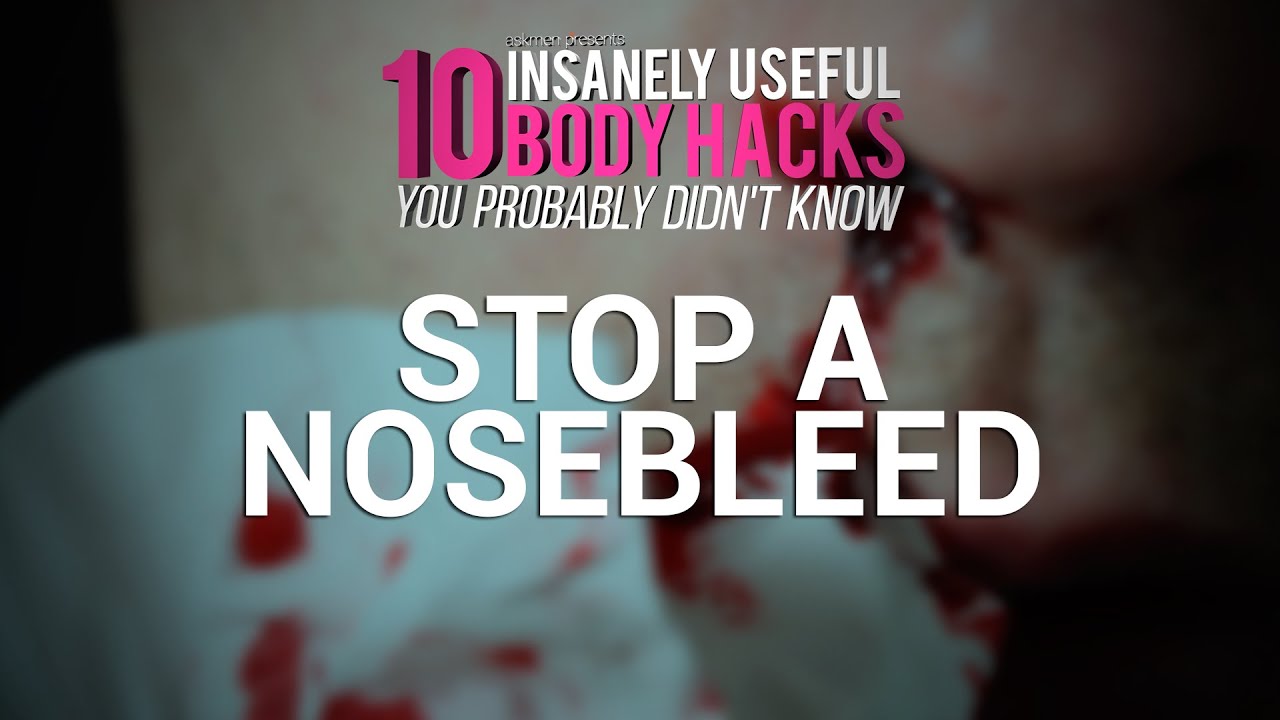 Stop Nosebleeds IMMEDIATELY With This Simple Tip - YouTube