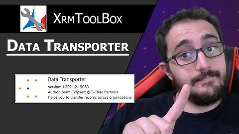 Data Transporter do XRMToolBox #DynamicsCE #Dynamics365 #XRMToolBox