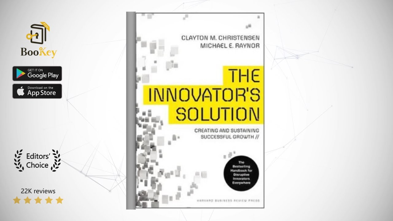 The Innovator's Solution  Book Summary  By Clayton M. Christensen  How does innovation create and