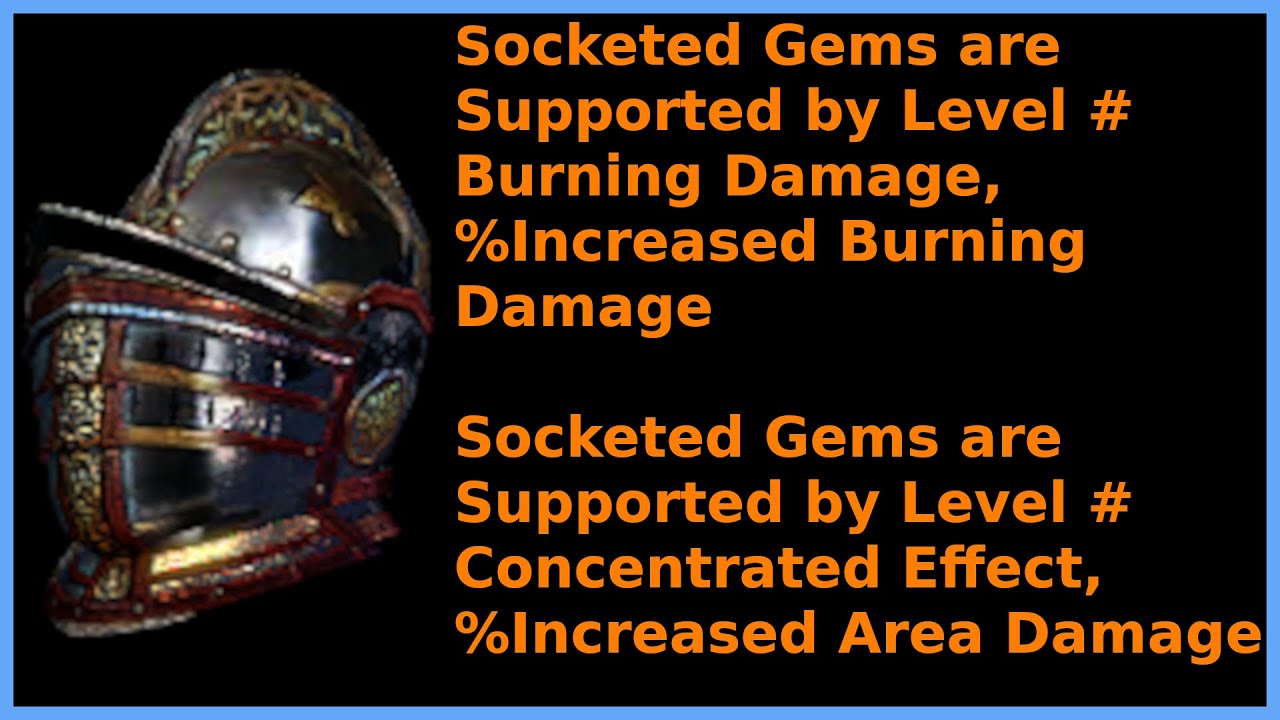 How to craft a basic Righteous Fire helmet. [Pathofexile] (3.20) YouTube