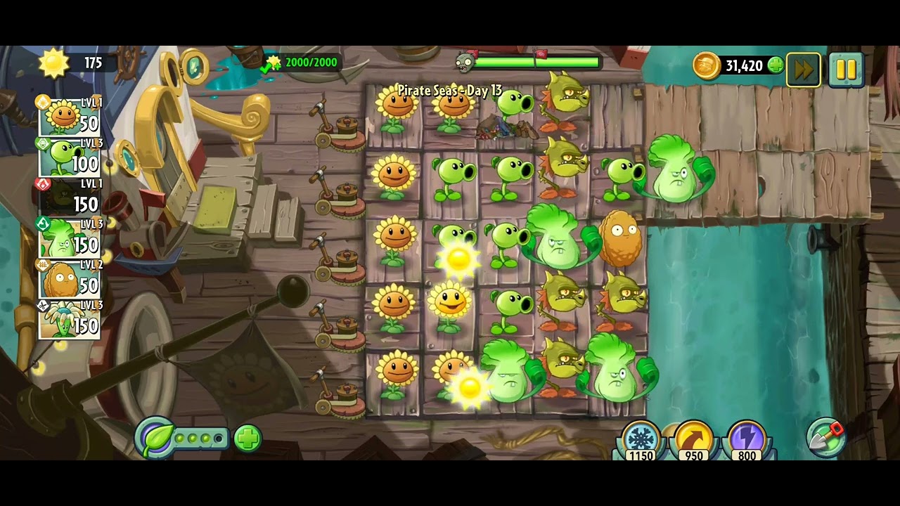 Pirates zombies vs plants. Pvz 2 . Amazing. 