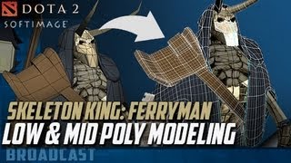 Ferryman Set  Low-Poly touchups and Mid-Poly setup