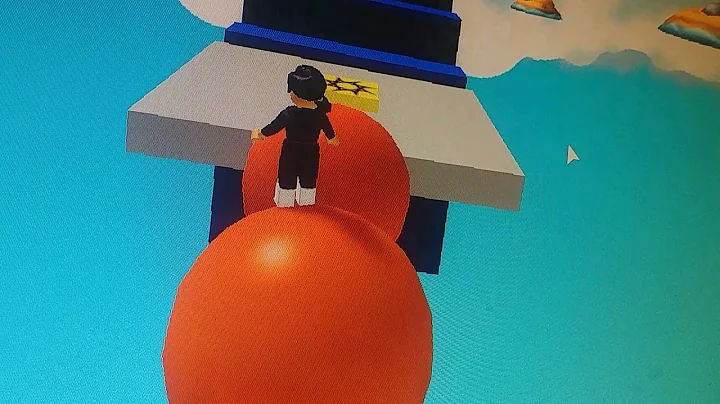 Playing a obby