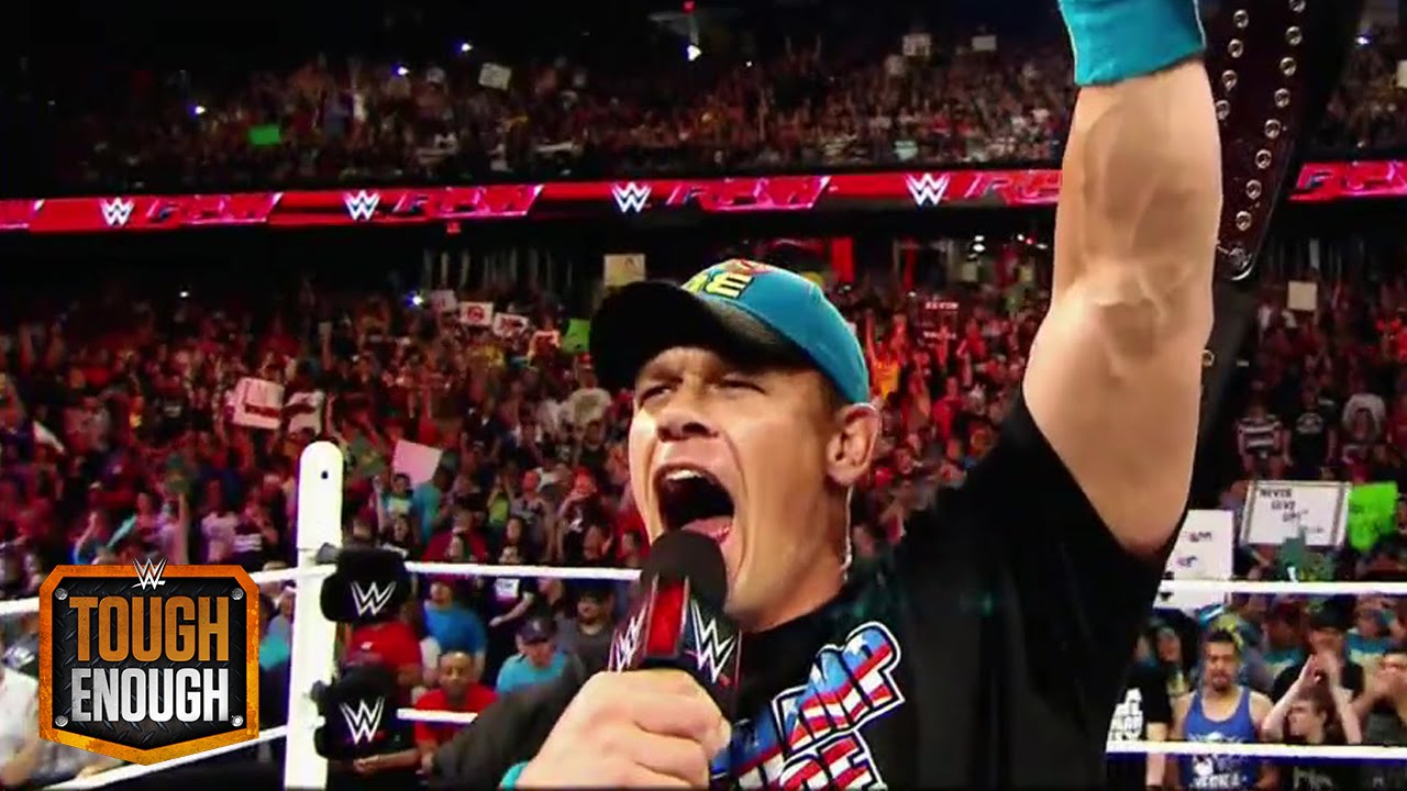 John Cena arrives at WWE Tough Enough next Tuesday - YouTube