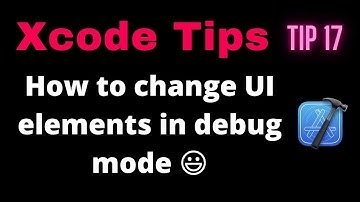Xcode Tips and Tricks : Debugging Tips to change UI Elements in Xcode #ios #swift #swiftui #xcode