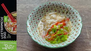 Snapdragon Vietnamese Pho Beef Noodle Soup – USA —  Instant Noodle Recipe Time — EP 2314