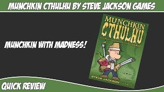 Munchkin Cthulhu by Steve Jackson Games Quick Review