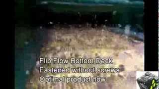 SFS265 2 Deck Waste Screen c/w Flip Flow Screen