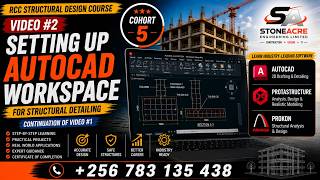 RCC Structural Design #2 | Setting Up AutoCAD Workspace for Structural Detailing