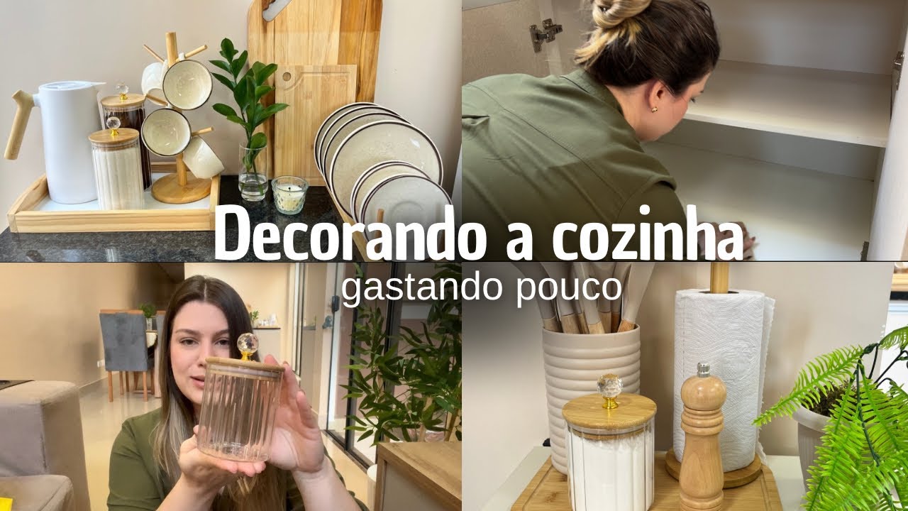 TRANSFORMEI MINHA COZINHA | comprinhas de decoração + organização