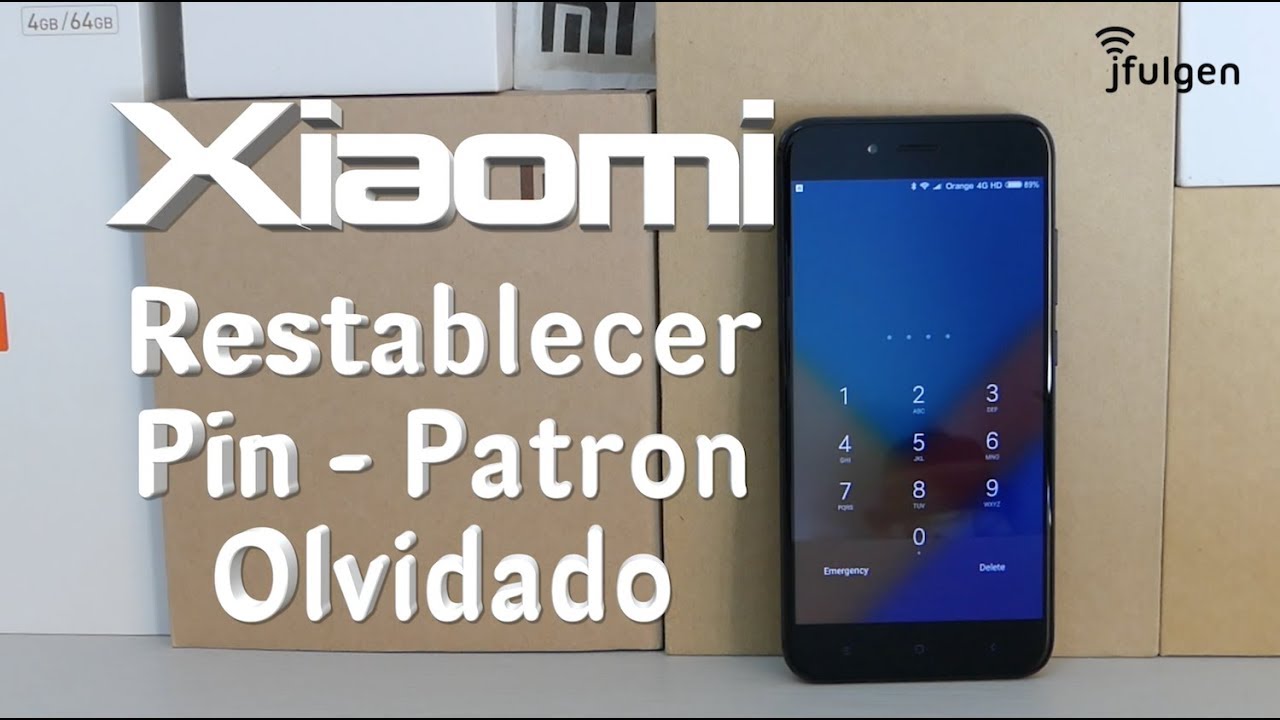 Xiaomi - Restablecer con Pin / Patron Olvidado - YouTube