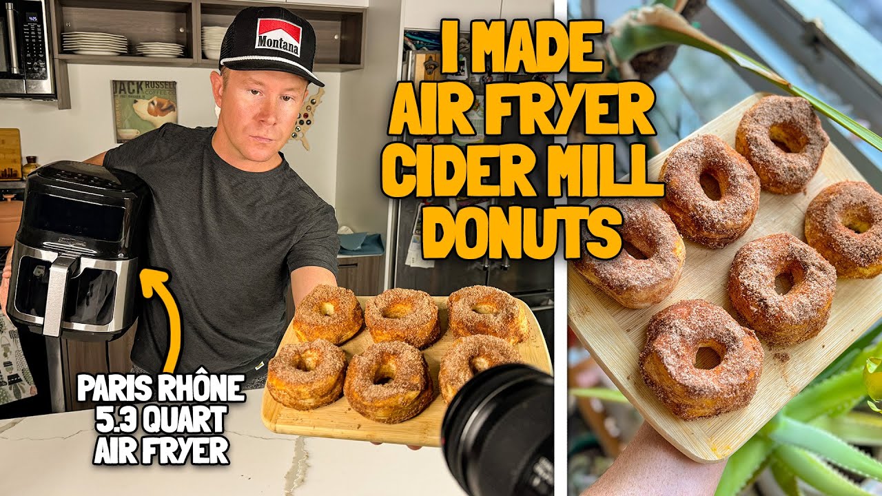 I made Cider Mill Donuts in my new Paris Rhône Air Fryer