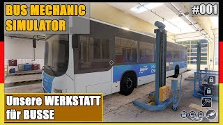 Bus Mechanic Simulator [01] ÖLWECHSEL! | Die WERKSTATT für BUSSE? | Gameplay [Deutsch] screenshot 5