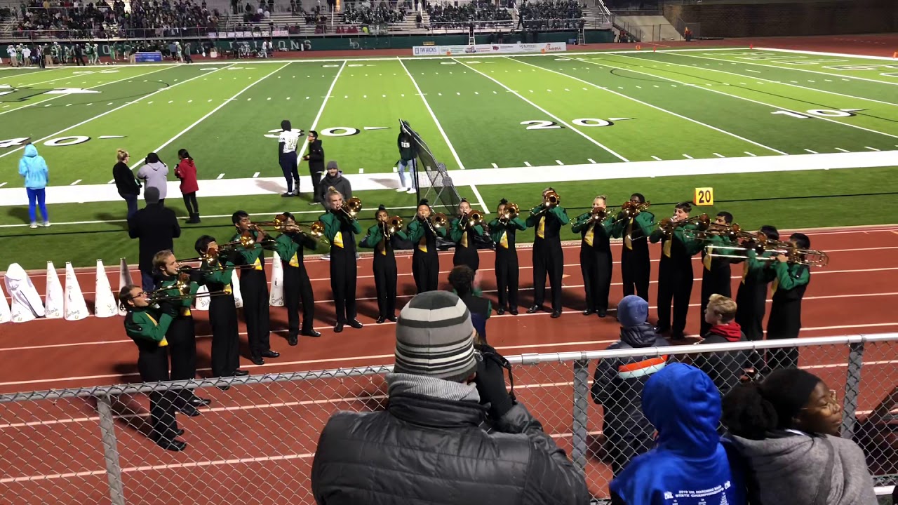 “Sonic Boom” Lebanon Trail trombone section