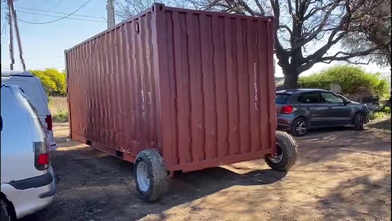 Kit Roues Container /Shipping container rear wheels YouTube