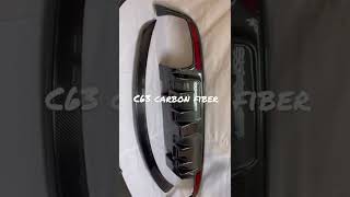 Mercedes C63 Amg Carbon Fiber Lip Spoiler Kit