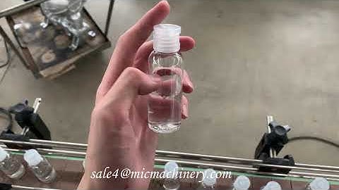 Automatic Hand Sanitizer Bottle Filling and Capping Machine