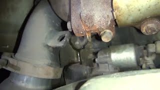 Duramax coolant leak above starter heres the fix